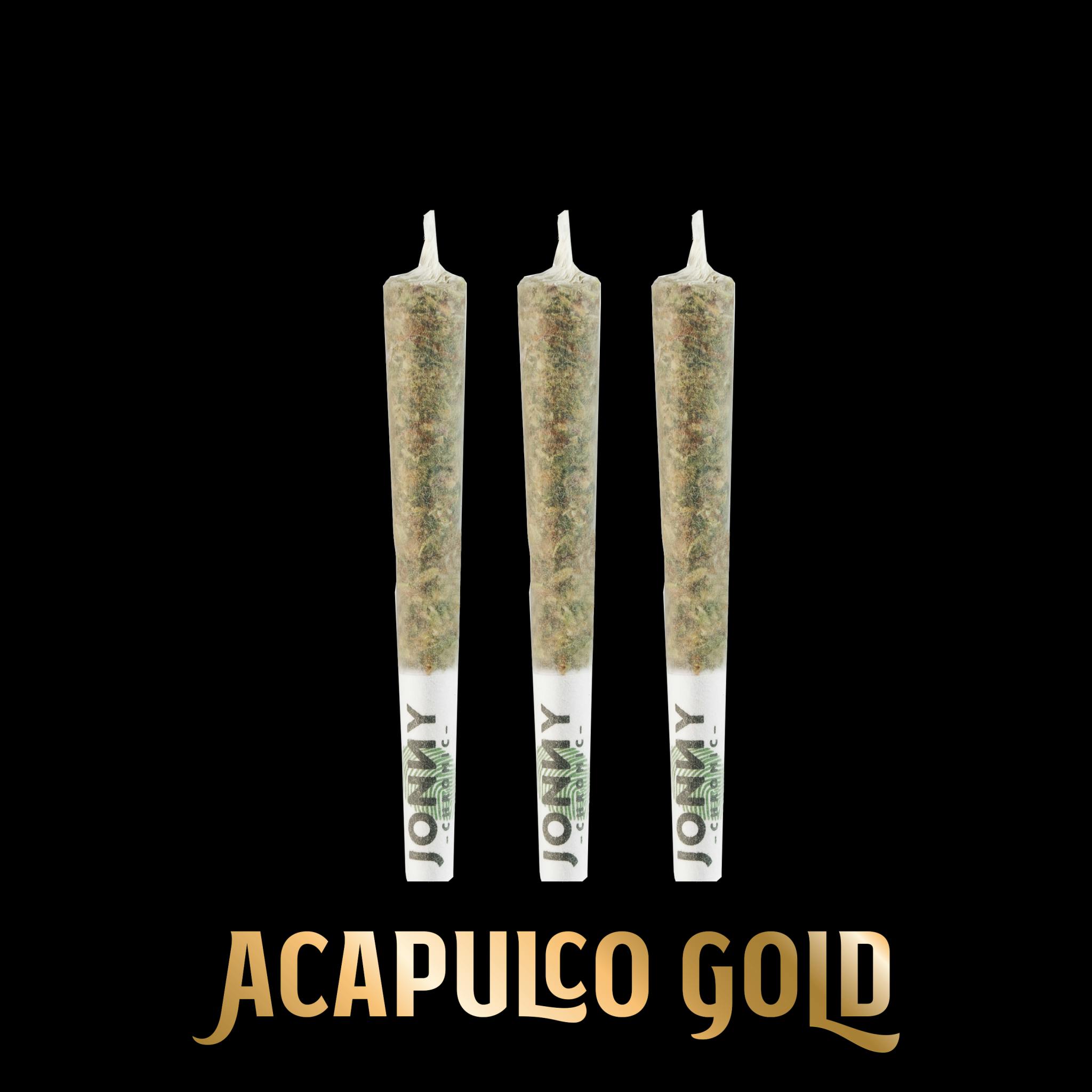Jonny Chronic | Acapulco Gold Reefers | Mini Joints | 0.5g/ea | 3pk