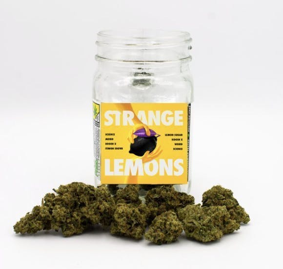 Platinum | Strange Lemons | Big Buds | 3.5g by Phat Panda