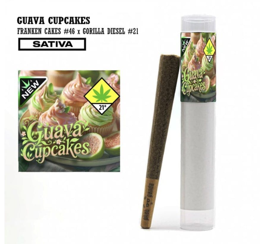 Guava Cupcakes | Joint | 1g