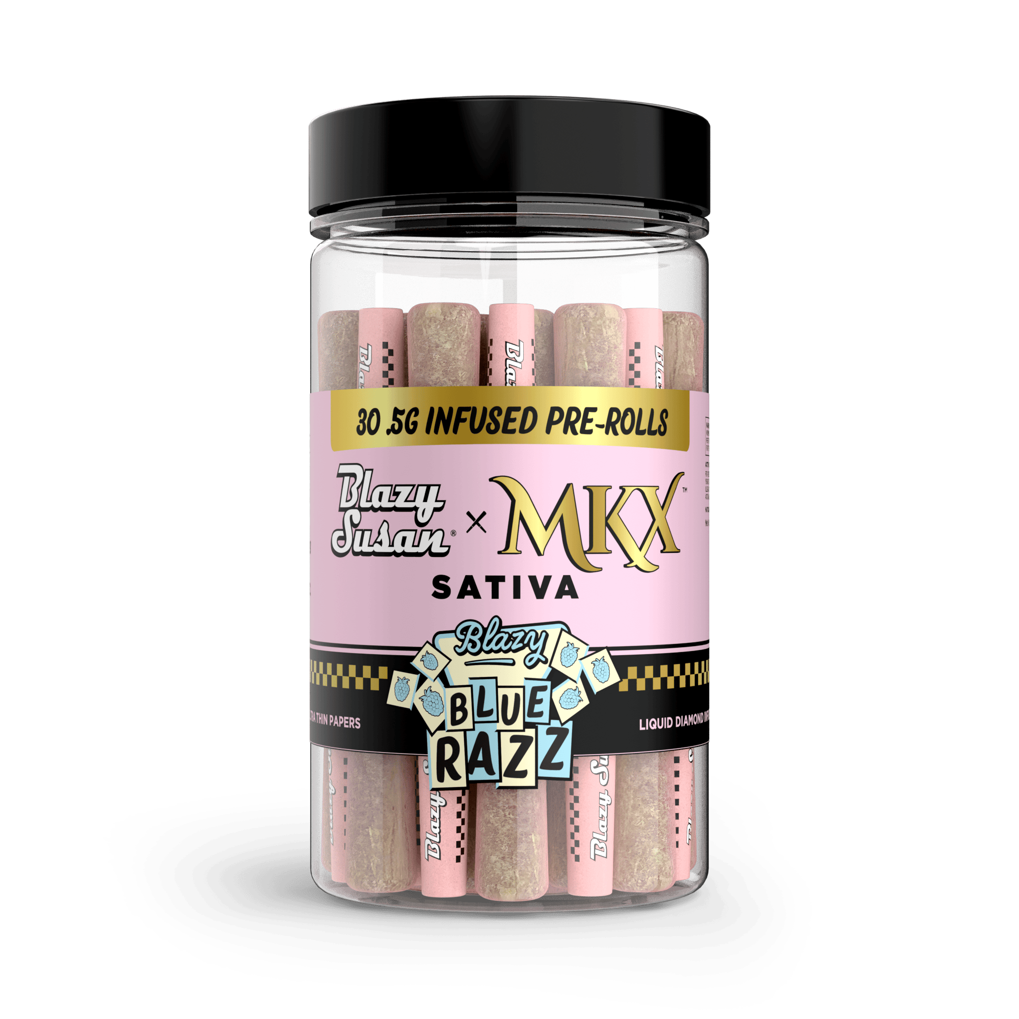 MKX x Blazy Susan | Blue Razz | Infused Minis | 0.5g each | 30pk by MKX Oil Co