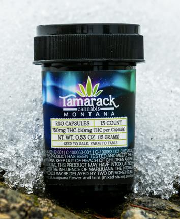 Tamarack | RSO Capsules - 50mg/15ct