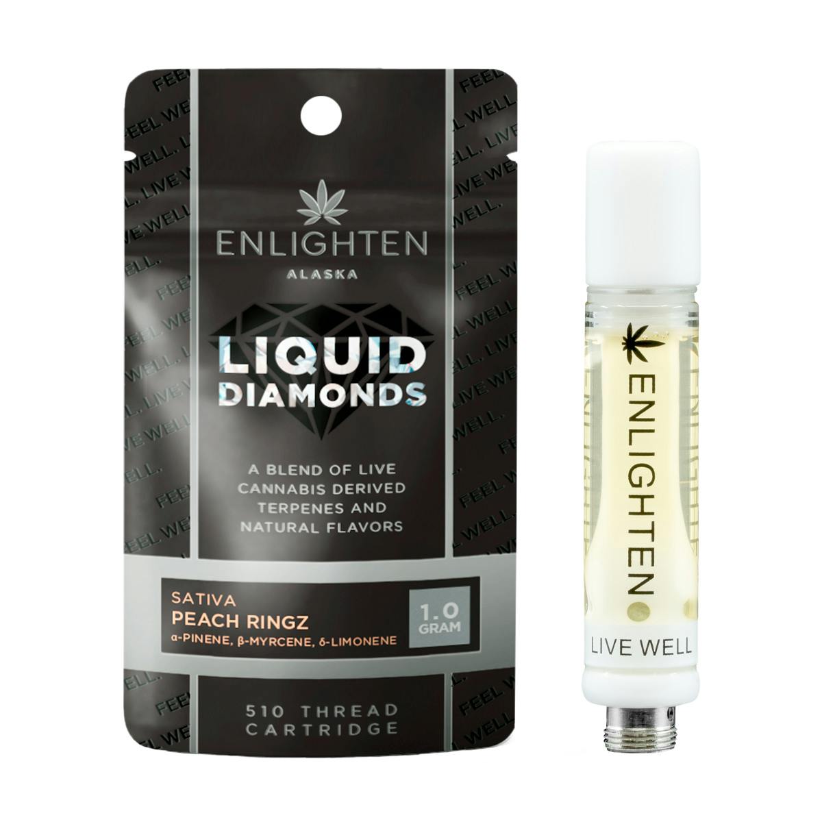 Peach Ringz Liquid Diamond Cartridge - 1g