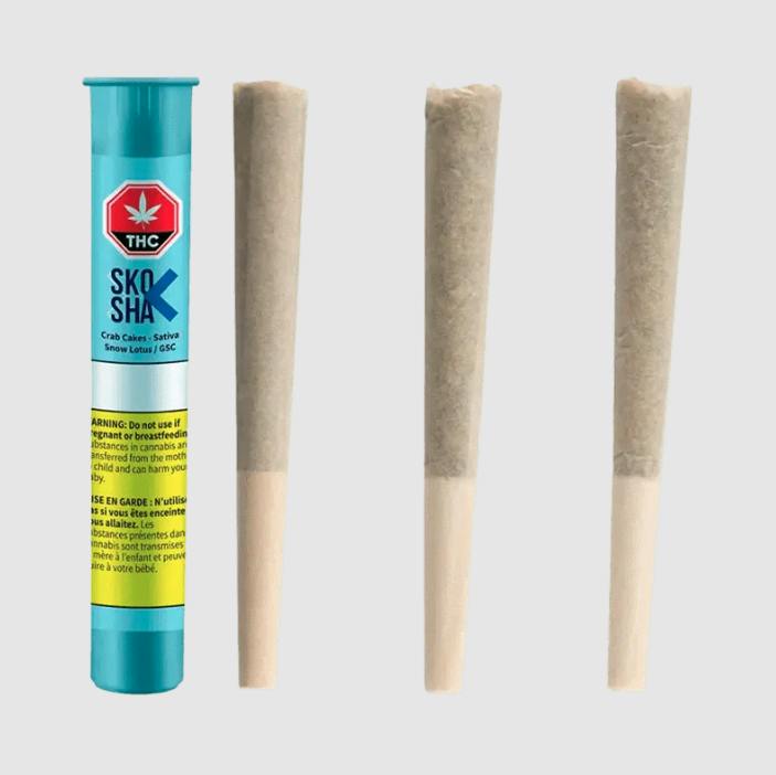 SKOSHA | Crab Cakes | Mini Joints | 0.5g each | 3pk by SKOSHA
