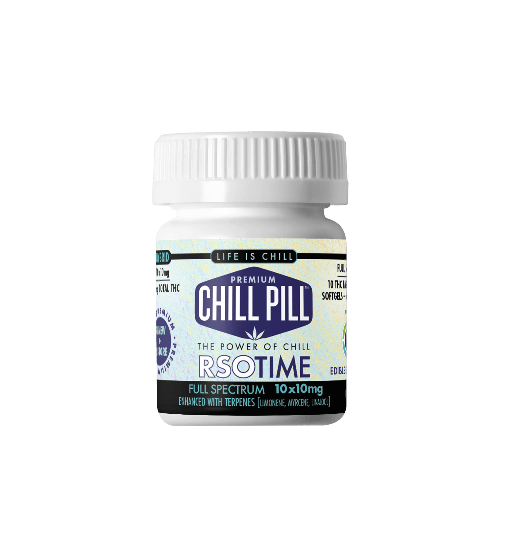Chill Pill | RSO Time 10x10mg | 100mg