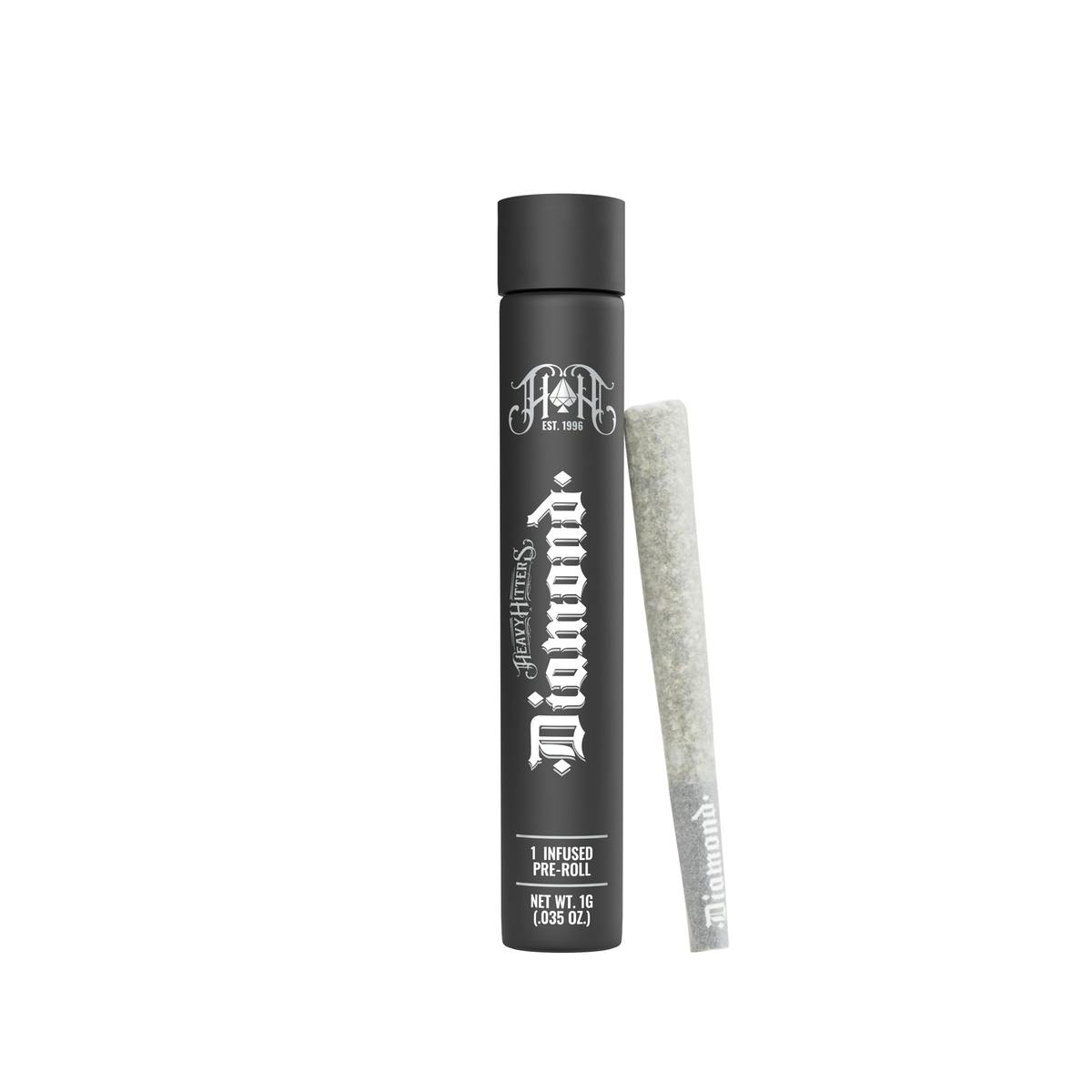 Orange Malt | Hybrid - Diamond Infused 1g Pre-Roll by Heavy Hitters
