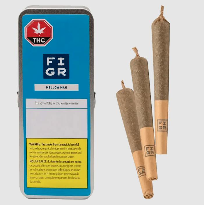 FIGR | Mellow Man | Mini Joints | 0.5g each | 3pk