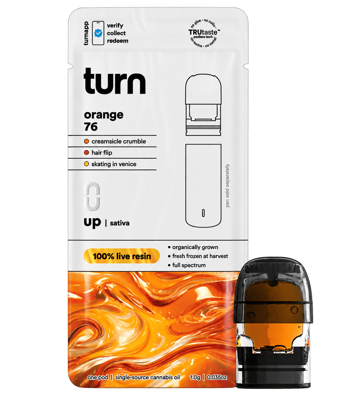 Orange 76 | 100% Live Resin | Sativa