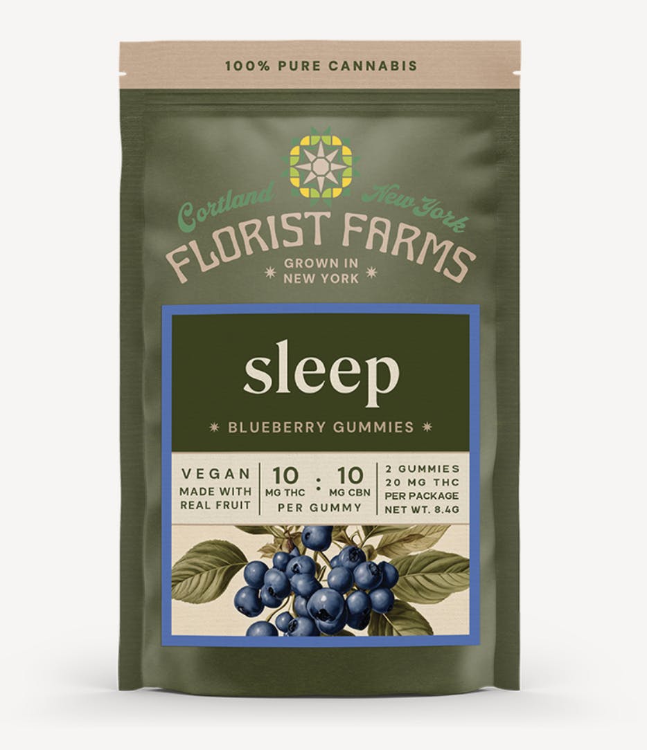 Blueberry Gummies 20mg 2ct 10mg/ea