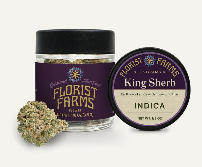 Florist Farms | King Sherb | Big Buds | 3.5g at The Green Door Dispensary