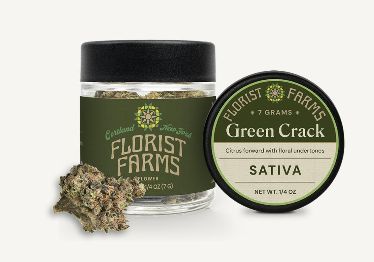 Green Crack | Big Buds | 7g by Florist Farms
