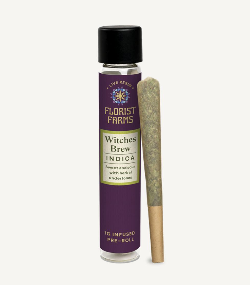 Florist Farms | Witches Brew | Live Resin Infused Joints | 1g by Florist Farms