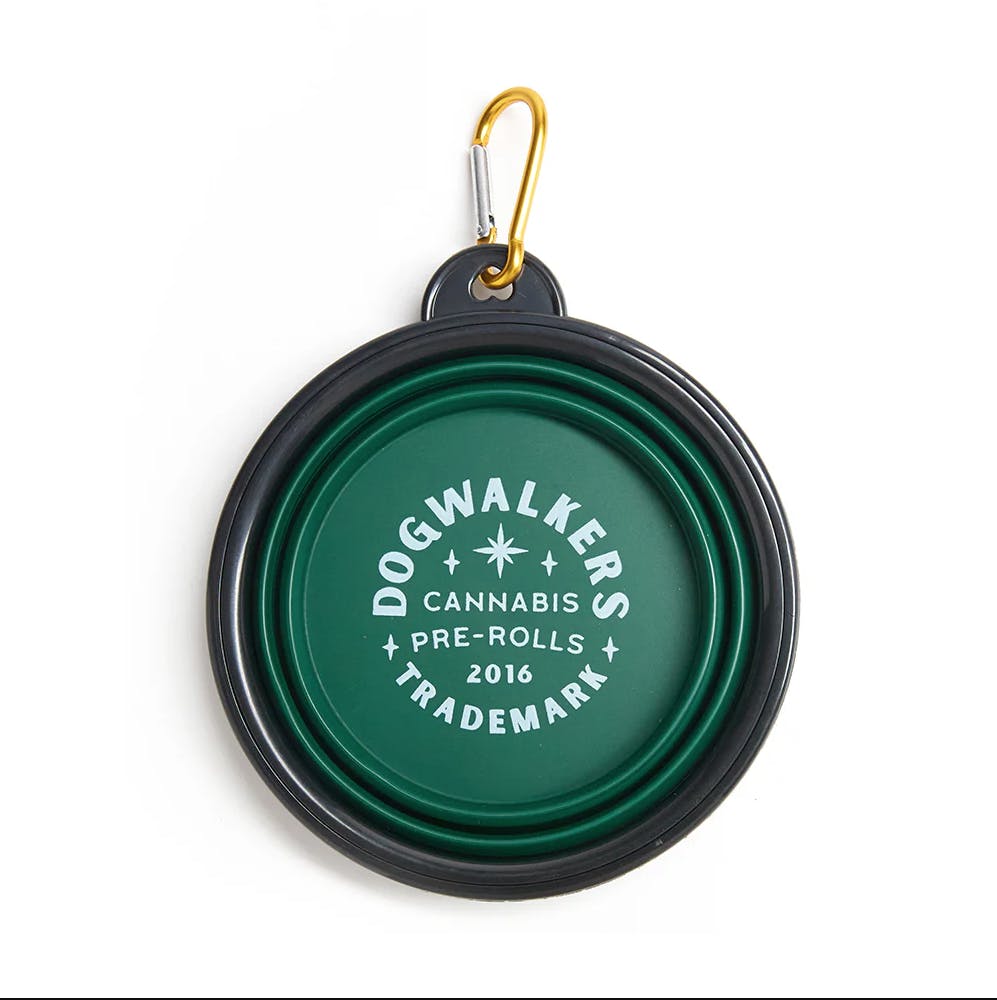 Dogwalkers Collapsible Dog Bowl at RISE Medical Marijuana Dispensary Bonita Springs