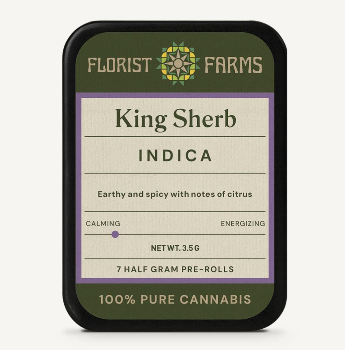 Florist Farms | King Sherb | Minis | 0.5g each | 7pk by Florist Farms