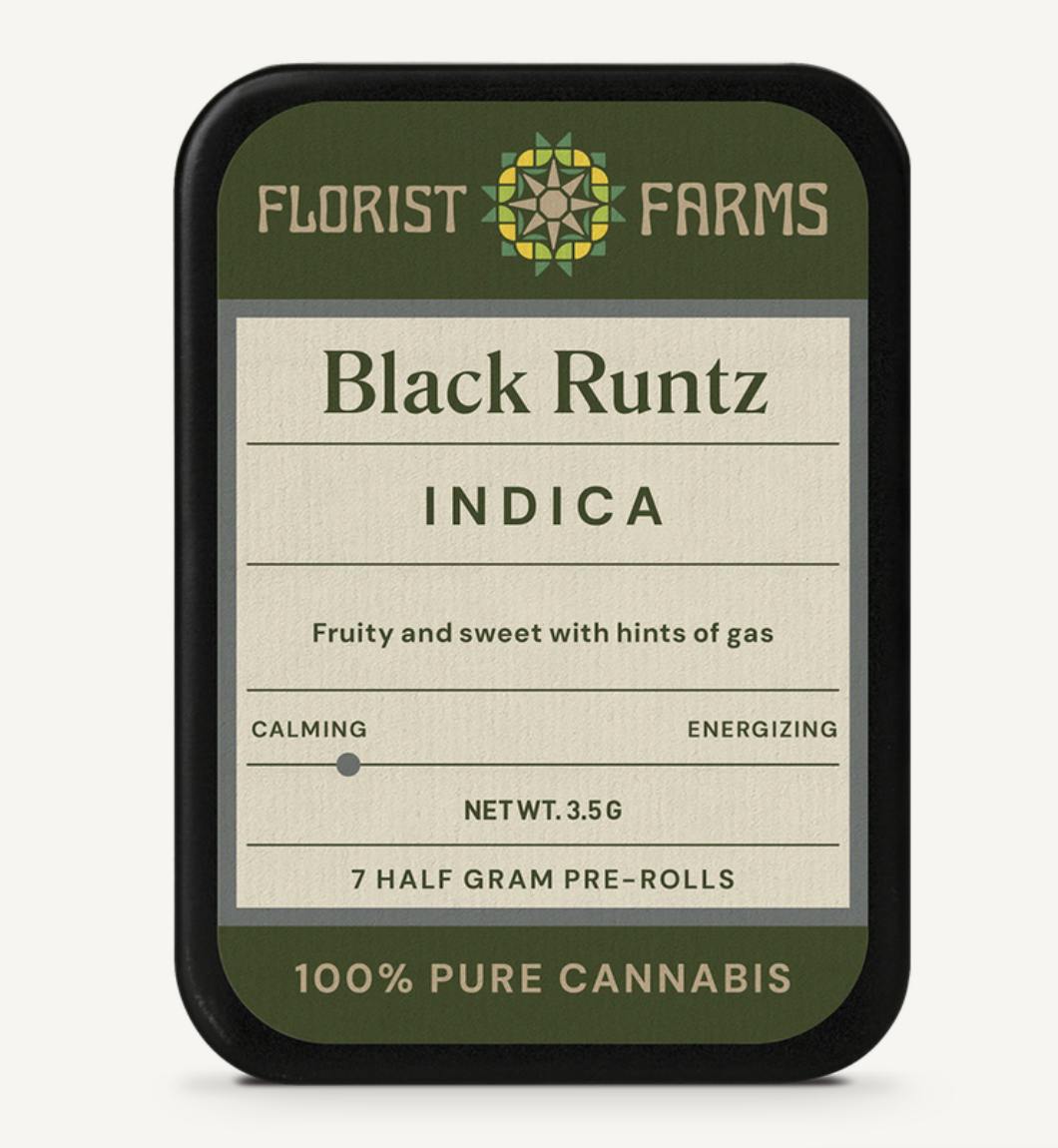 Florist Farms | Black Runtz | Minis | 0.5g each | 7pk by Florist Farms