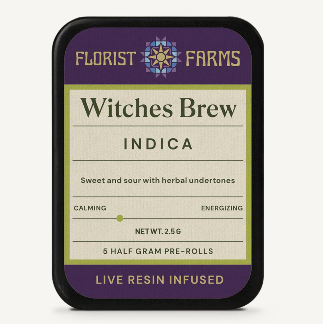 Florist Farms | Witches Brew | Live Resin Infused Minis | 0.5g each | 5pk