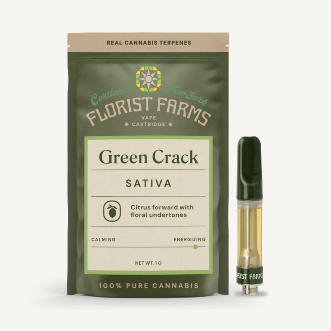 Florist Farms | Green Crack | Cartridge | 1g at Culture Canna Co.