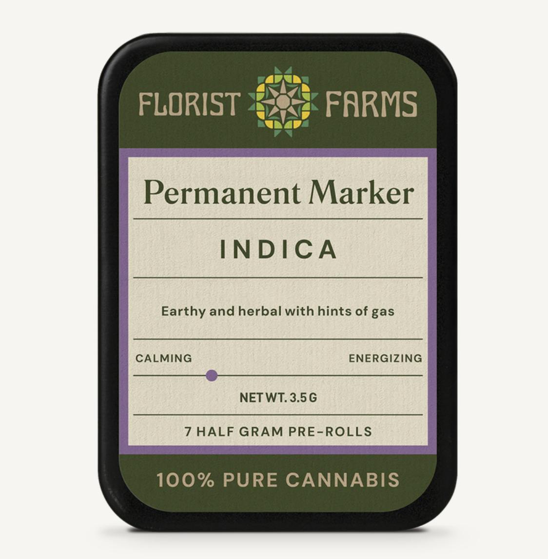 Florist Farms | Permanent Marker | Minis | 0.5g each | 7pk