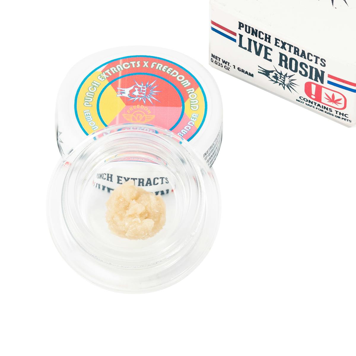 Lemon Cherry Bubble Gum Silver Tier Live Rosin Cold Cure Badder (1g) by Punch Edibles & Extracts