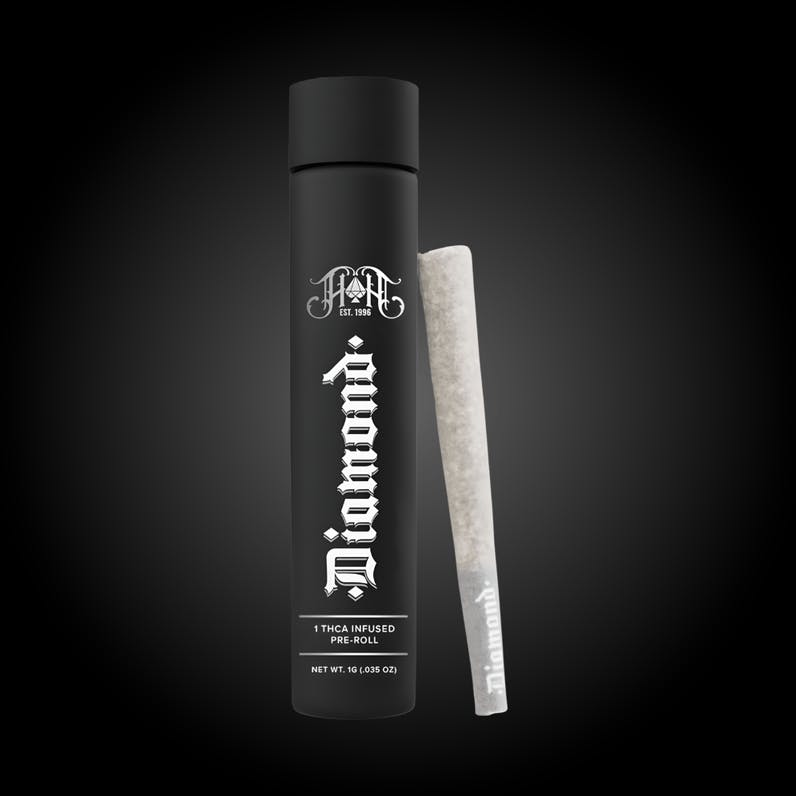 Heavy Hitters x Greenline | Papaya X 33 | Diamond Infused Joint | 1g