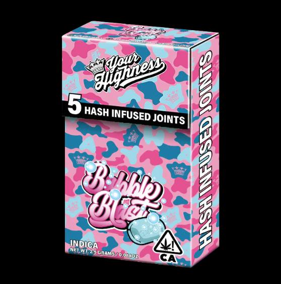 Your Highness | Bubble Blast | Infused Minis | 0.5g each | 5pk
