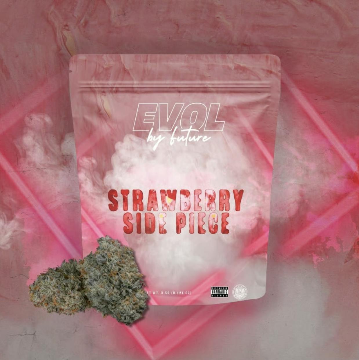 EVOL by Future | Strawberry Side Piece | Big Buds | 3.5g
