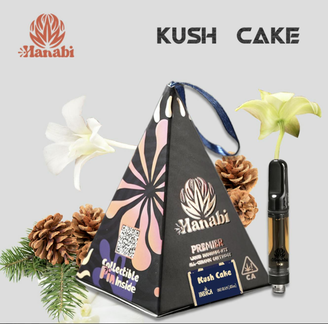 Hanabi | Kush Cake | Premier Cartridge | 1g