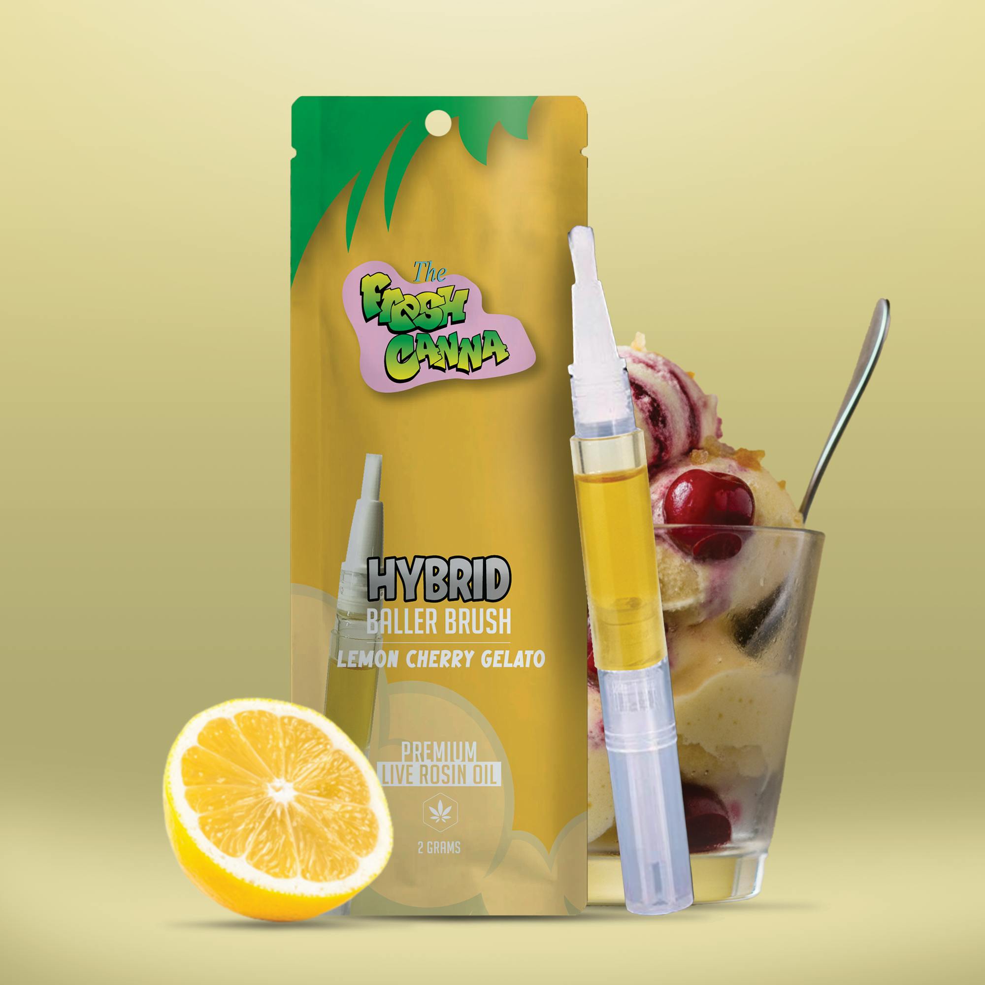 Fresh Canna | Lemon Cherry Gelato | Live Rosin | 2g