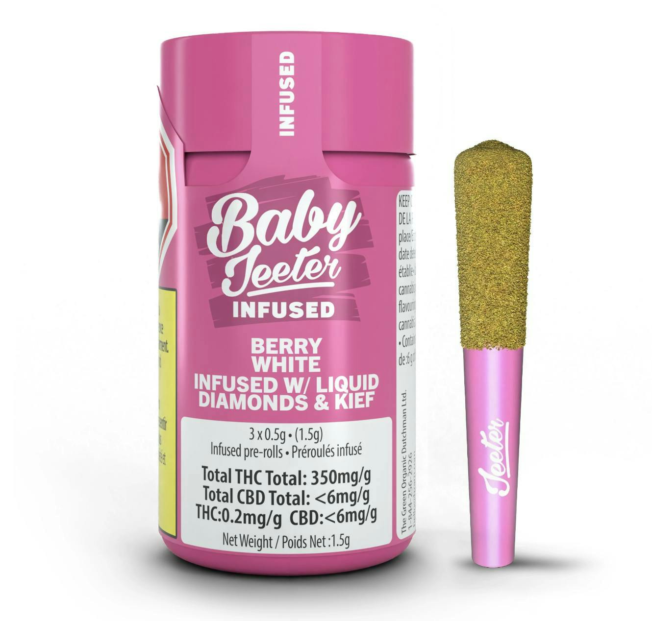 Jeeter | Berry White | Baby Infused Minis | 0.5g each | 3pk by Jeeter