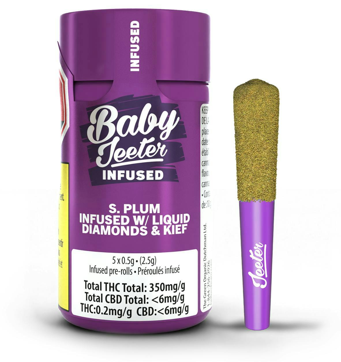 Jeeter | S. Plum | Baby Infused Minis | 0.5g each | 5pk