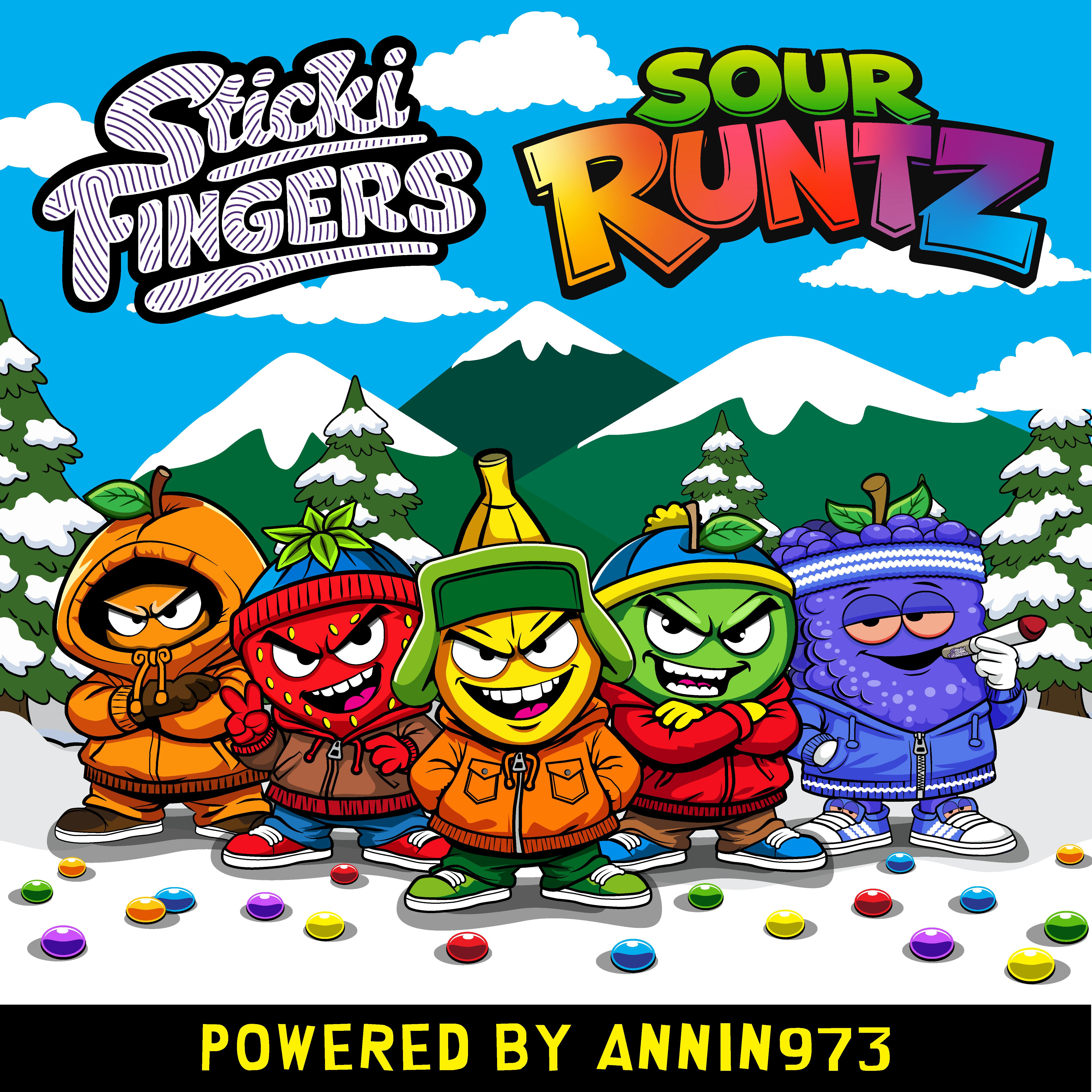 Sticki Finger | Powered by Anniin973 | Sour Runtz by Sticki Fingers