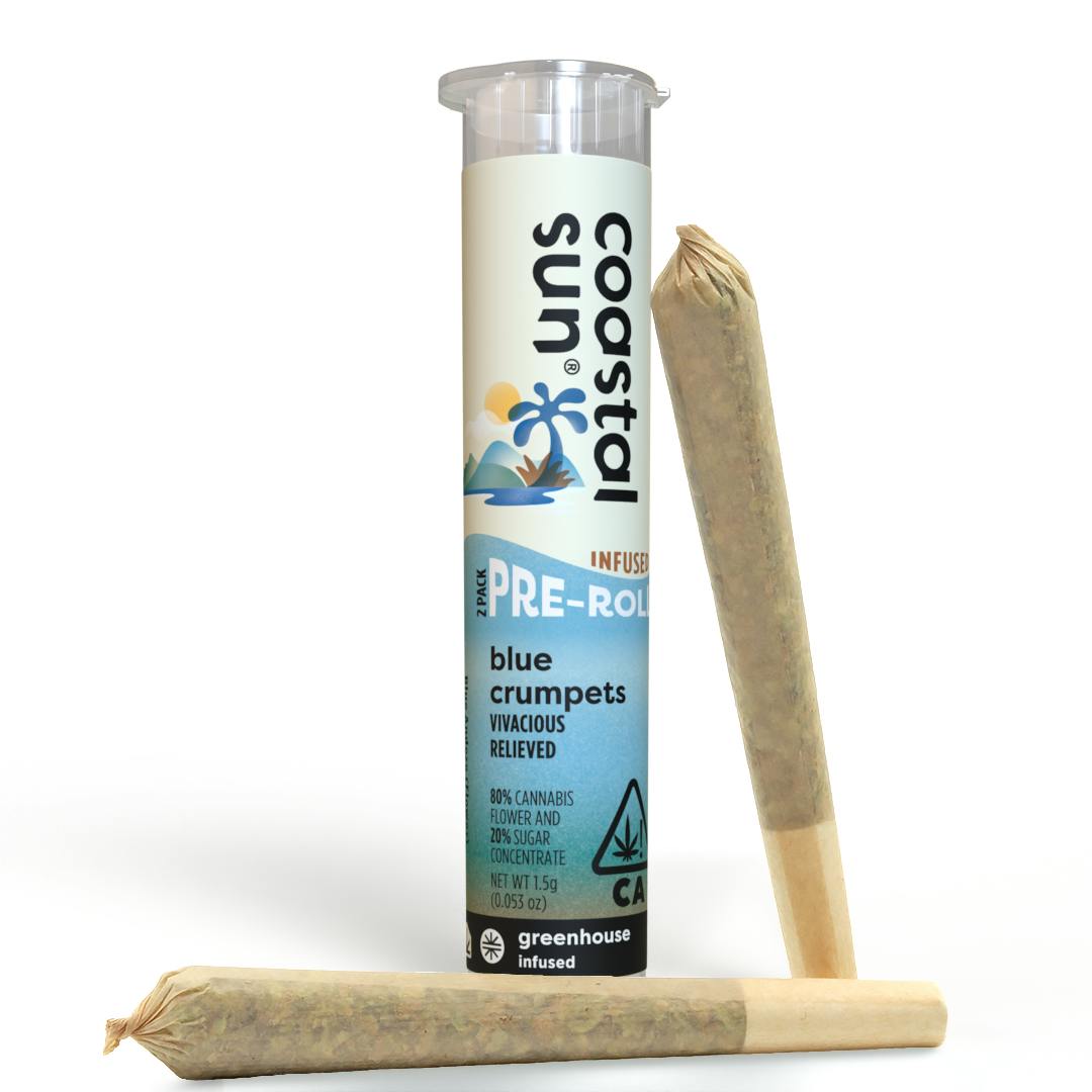 Blue Crumpets Infused Greenhouse 0.75 Pre-Roll 2pk 1.5g