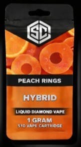 Society C | Peach Rings | Cartridge | 1g at Higher Love Cannabis Dispensary Munising