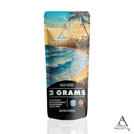 Society C | Maui Wowie | Live Resin Disposable | 2g