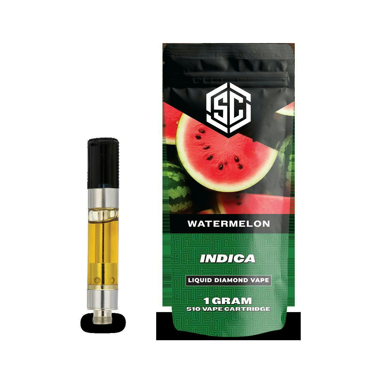 Society C | Watermelon | Liquid Diamond Cartridge | 1g at Higher Love Cannabis Dispensary Munising