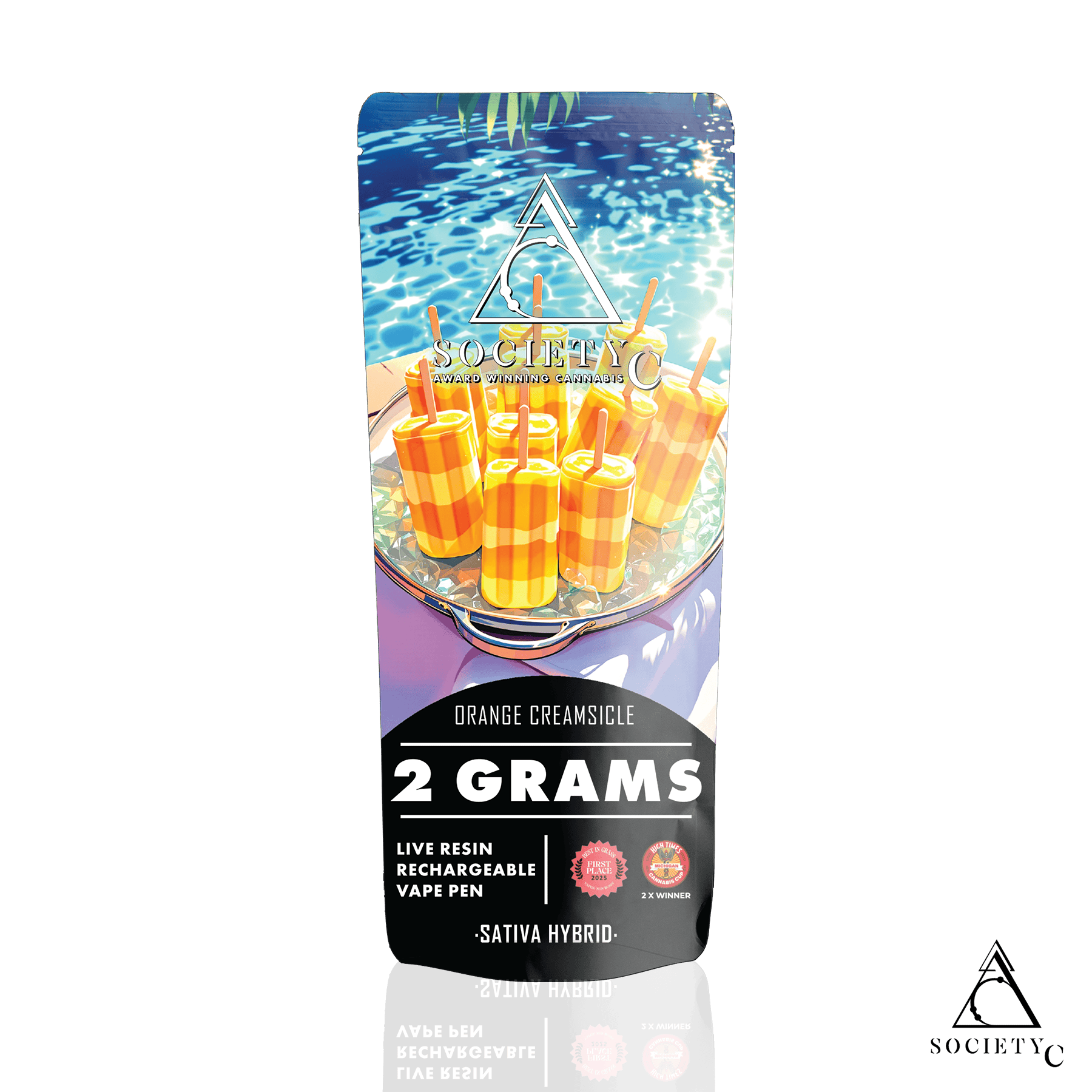Society C | Orange Creamsicle | Live Resin Disposable | 2g