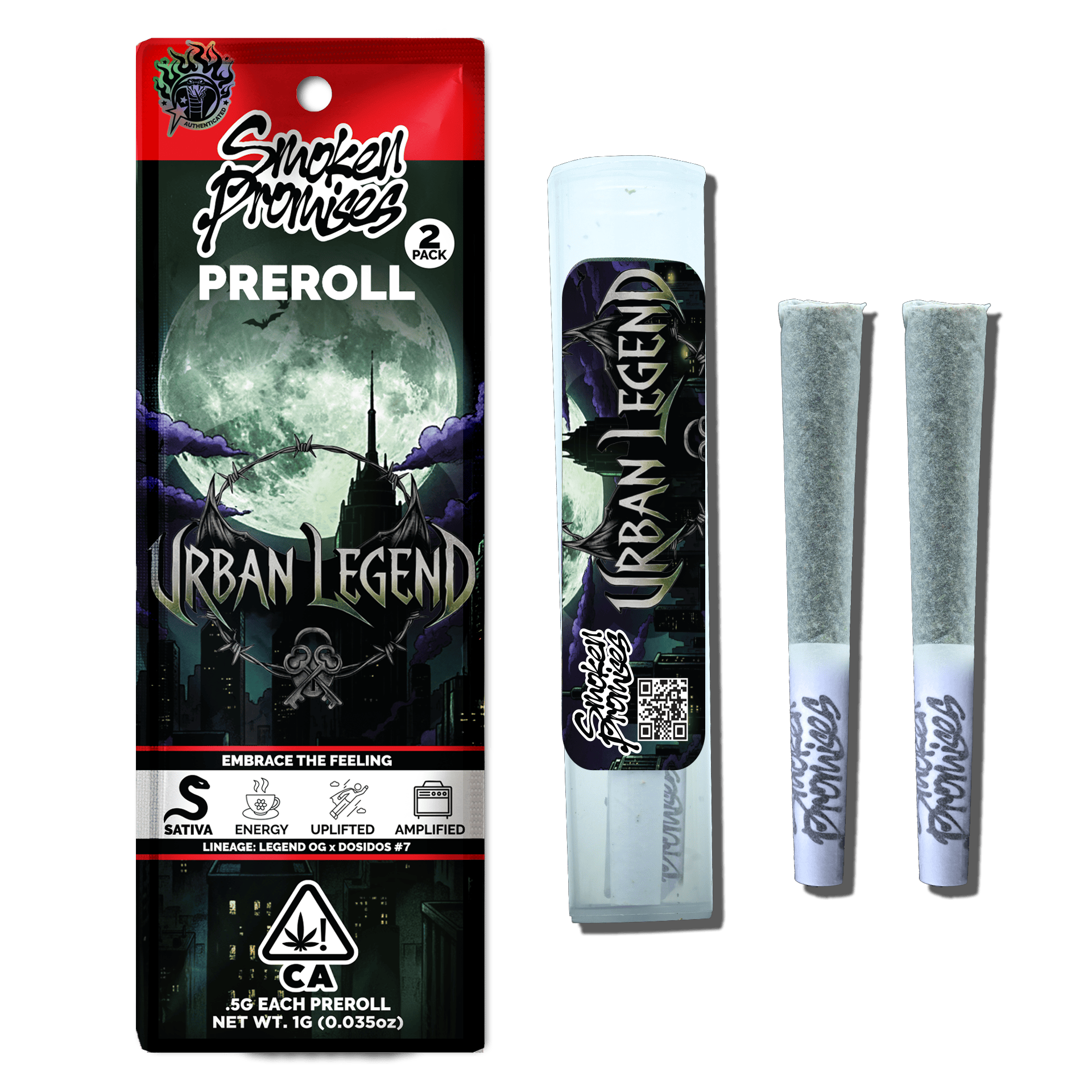 Urban Legend | Pre Roll Pack - 1g (2 x 0.5g)