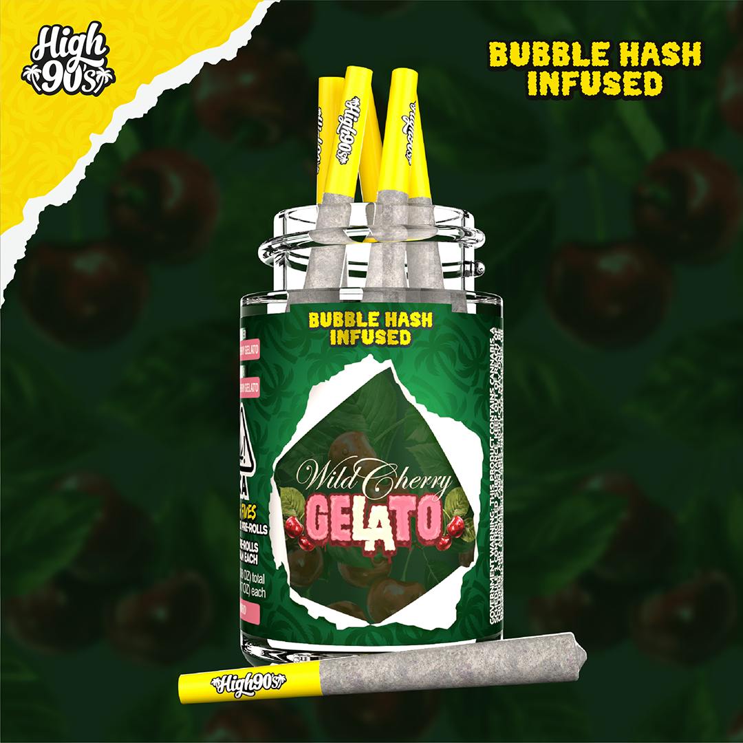 HIGH 90s — Wild Cherry Gelato - High Fives Bubble