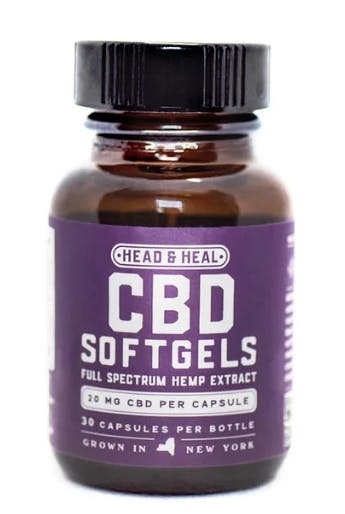 Cbd Softgels Capsules 600mg 20mg/ea