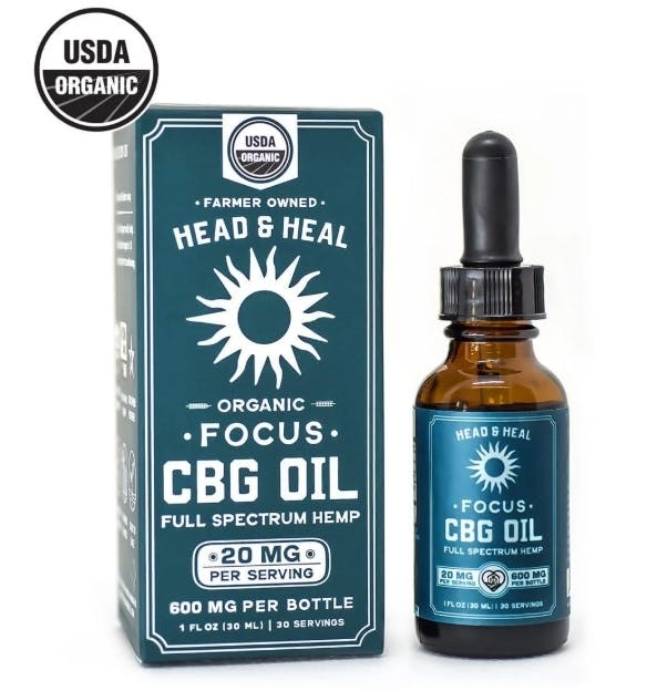 Focus Tinctures 600mg Cbg 30ml