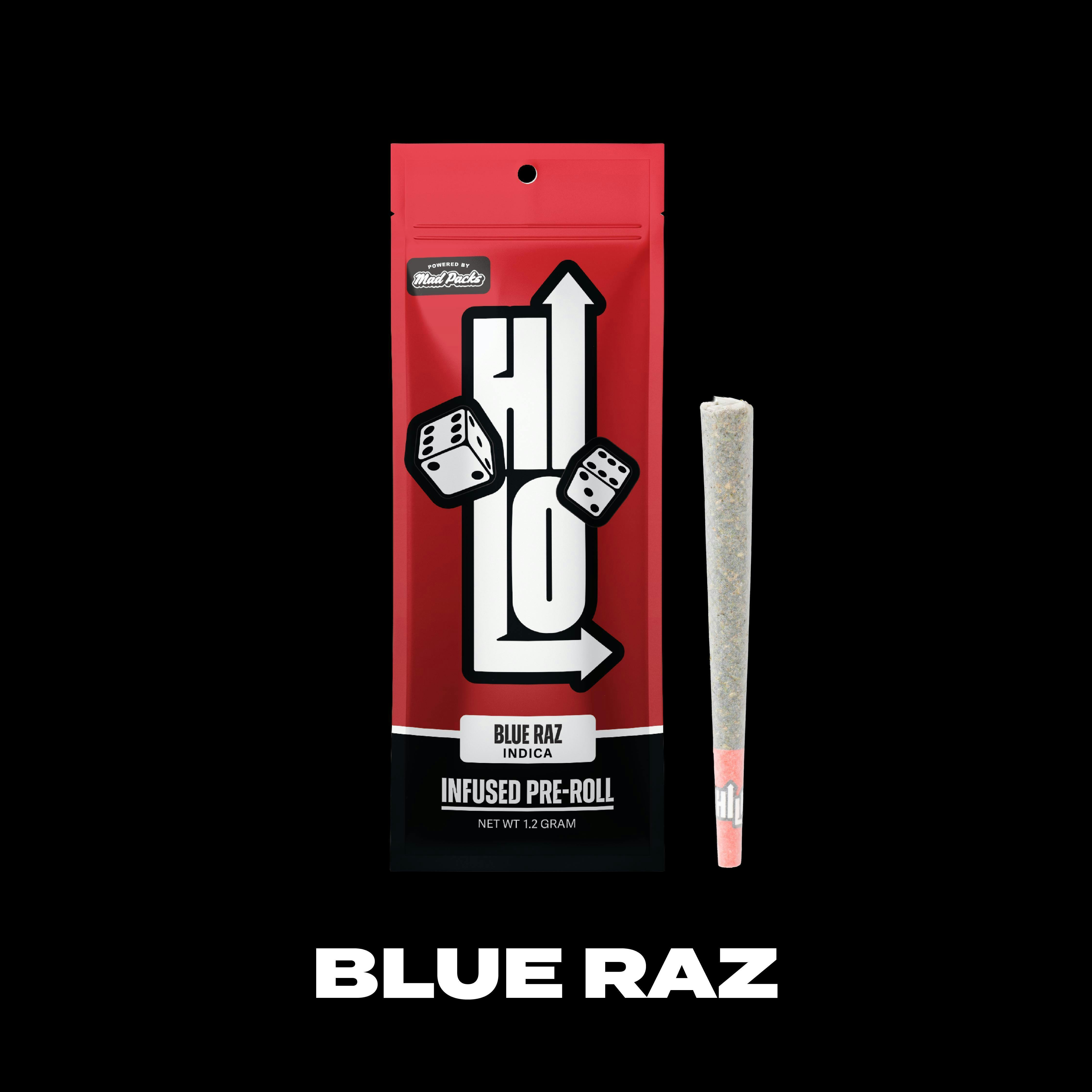 Hi-Lo | 1.2g Infused Preroll | Blue Raz