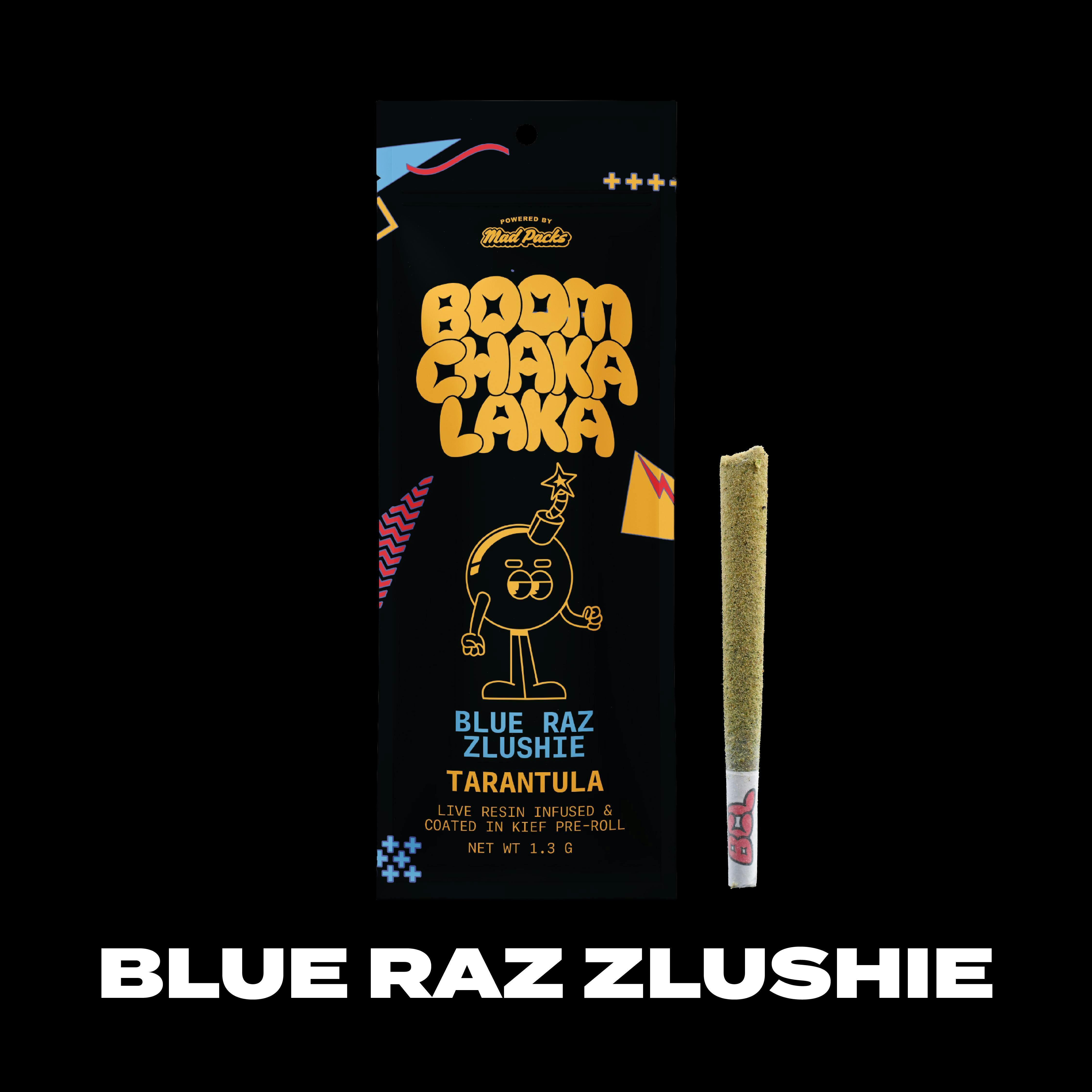 Boom Chaka Laka | 1.3g Infused Tarantula | Blue Raz Zlushie