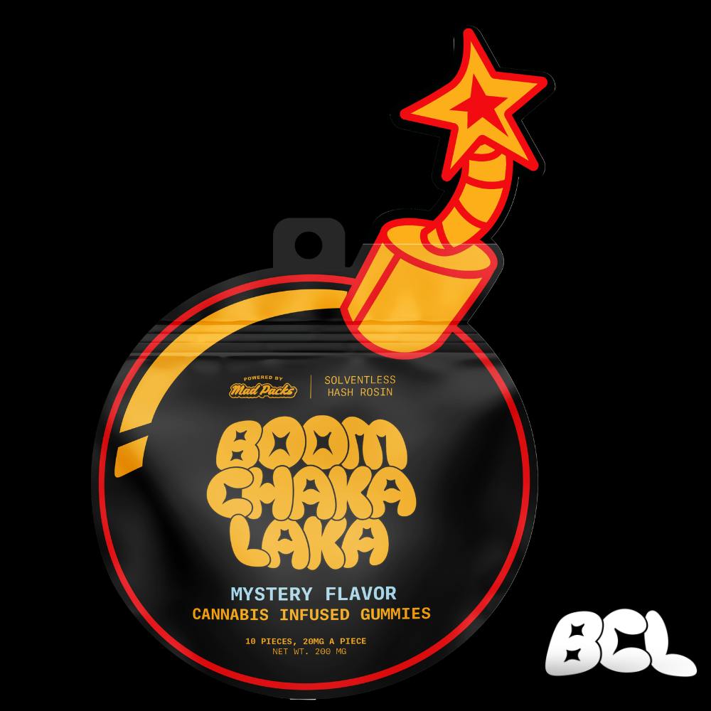 Boom Chaka Laka | 200mg Hash Rosin Gummies - 10pk | Mystery Flavor