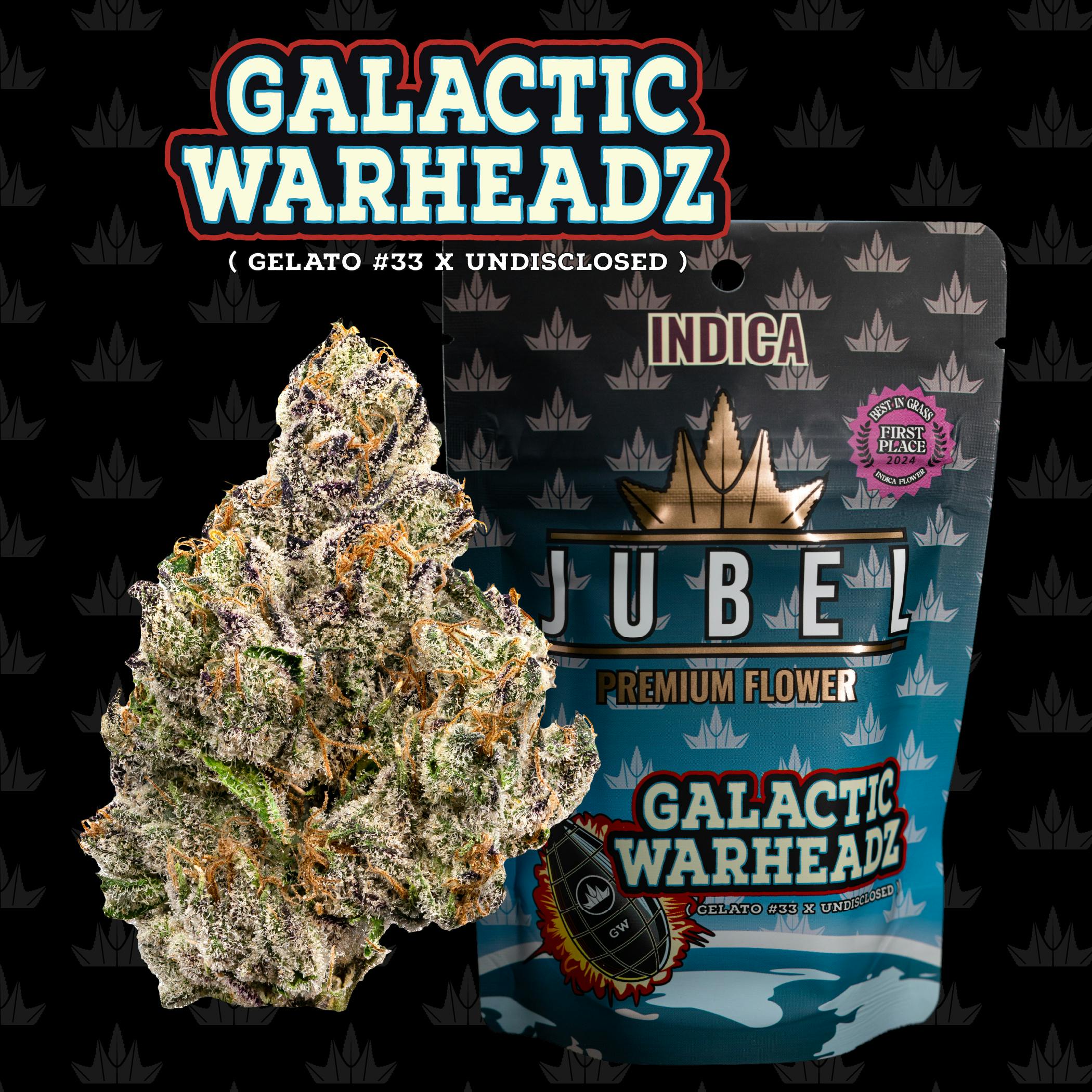 Jubel | Premium Pre-Packaged Buds | Galactic Warheadz | 3.5 Grams