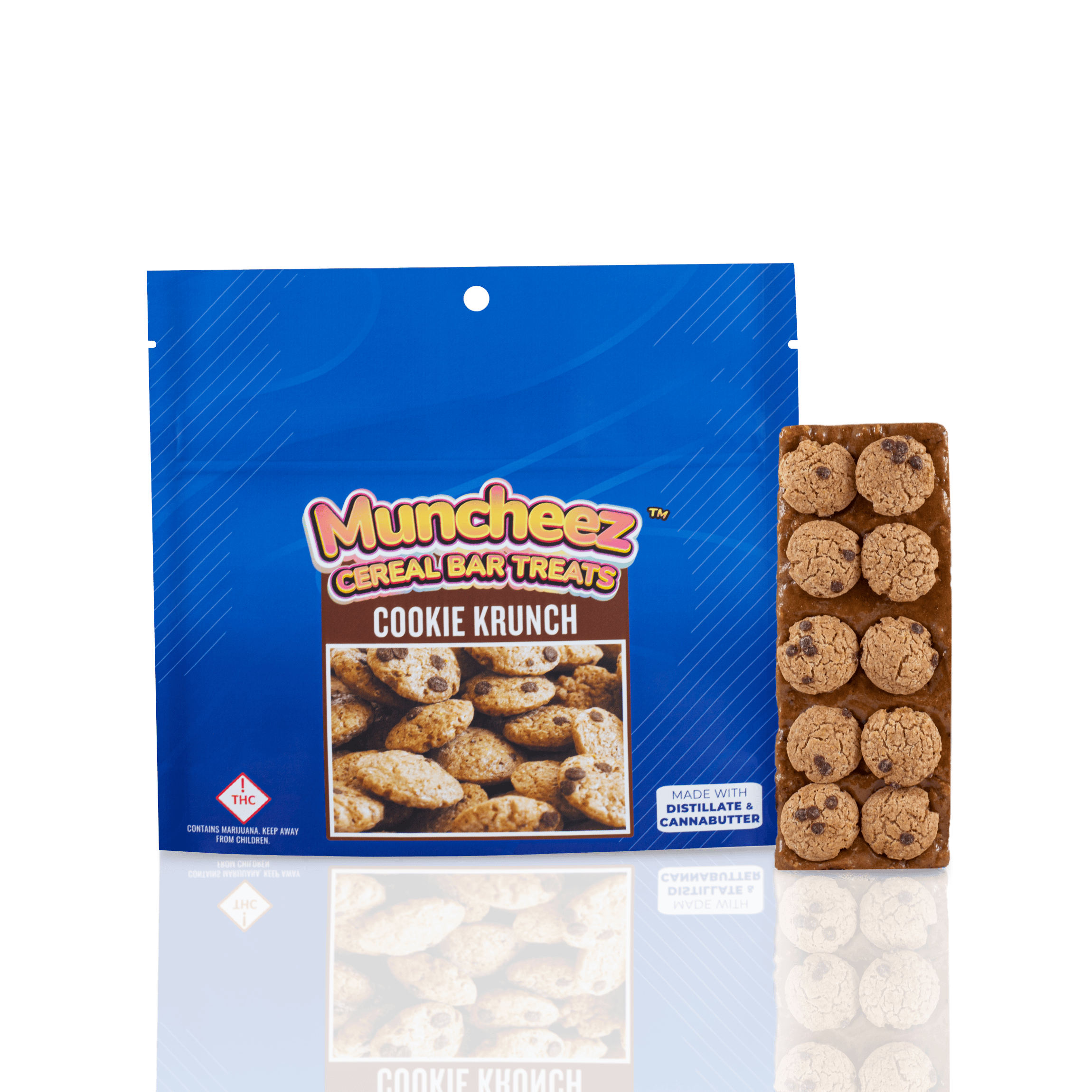 Muncheez | Cookie Krunch Cereal Bar | 100mg | 10ct | 10mg/ea at Star Buds Medical Cannabis Dispensary Natchez