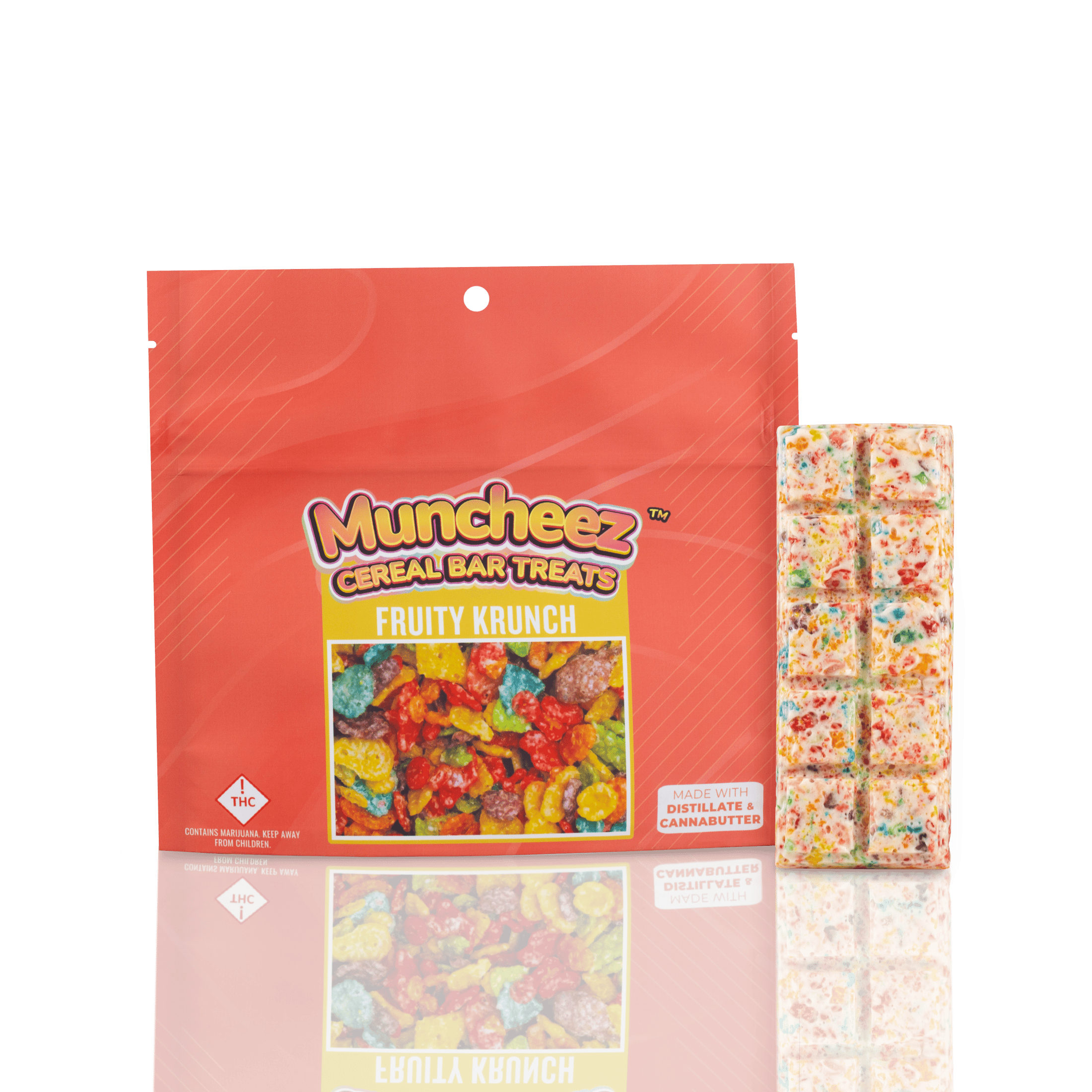 Muncheez | Fruity Krunch Cereal Bar | 100mg | 10ct | 10mg/ea at Star Buds Medical Cannabis Dispensary Natchez