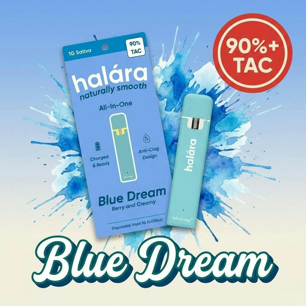 Halara | Blue Dream | High THC AIO | 1g by Halara