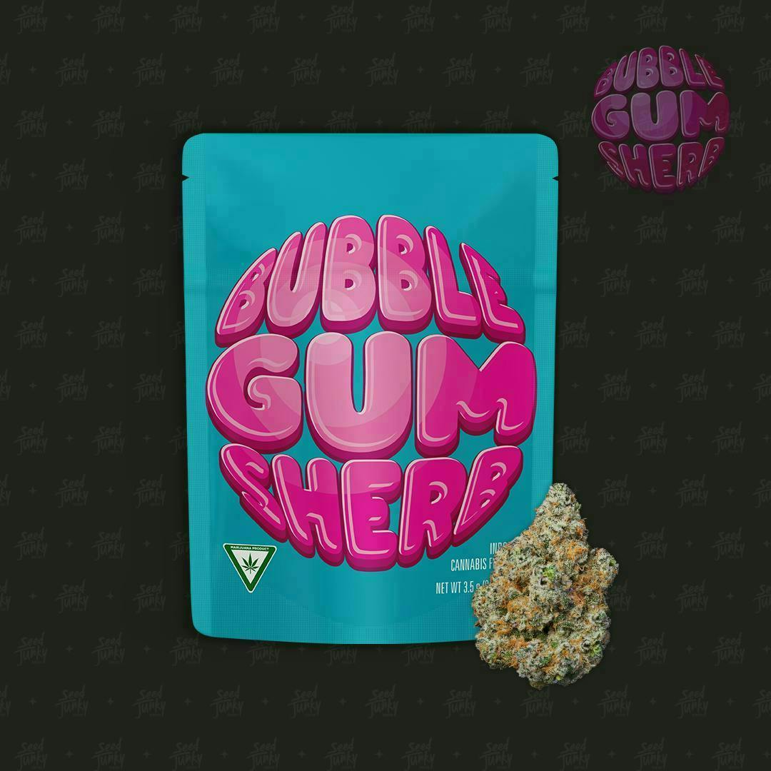 Bubblegum Sherb | Buds | 3.5g by Seed Junky