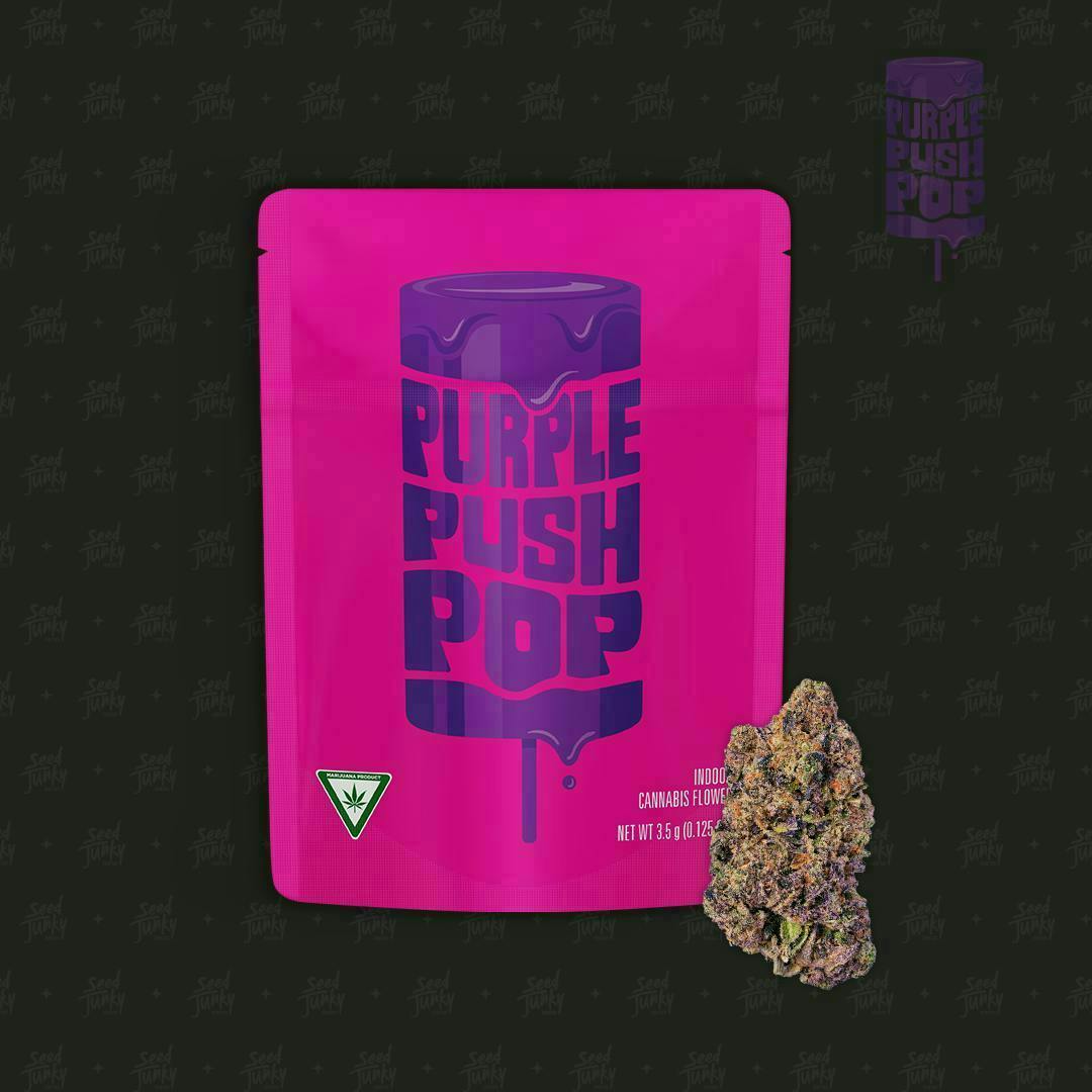Purple Push Pop | Big Buds | 3.5g by Seed Junky