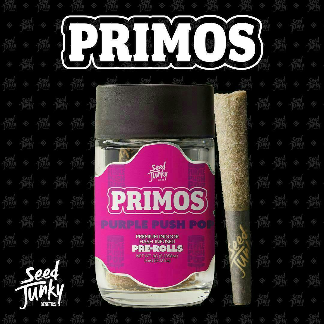 Purple Push Pop | Infused Joints | 0.6g each | 5pk by Seed Junky