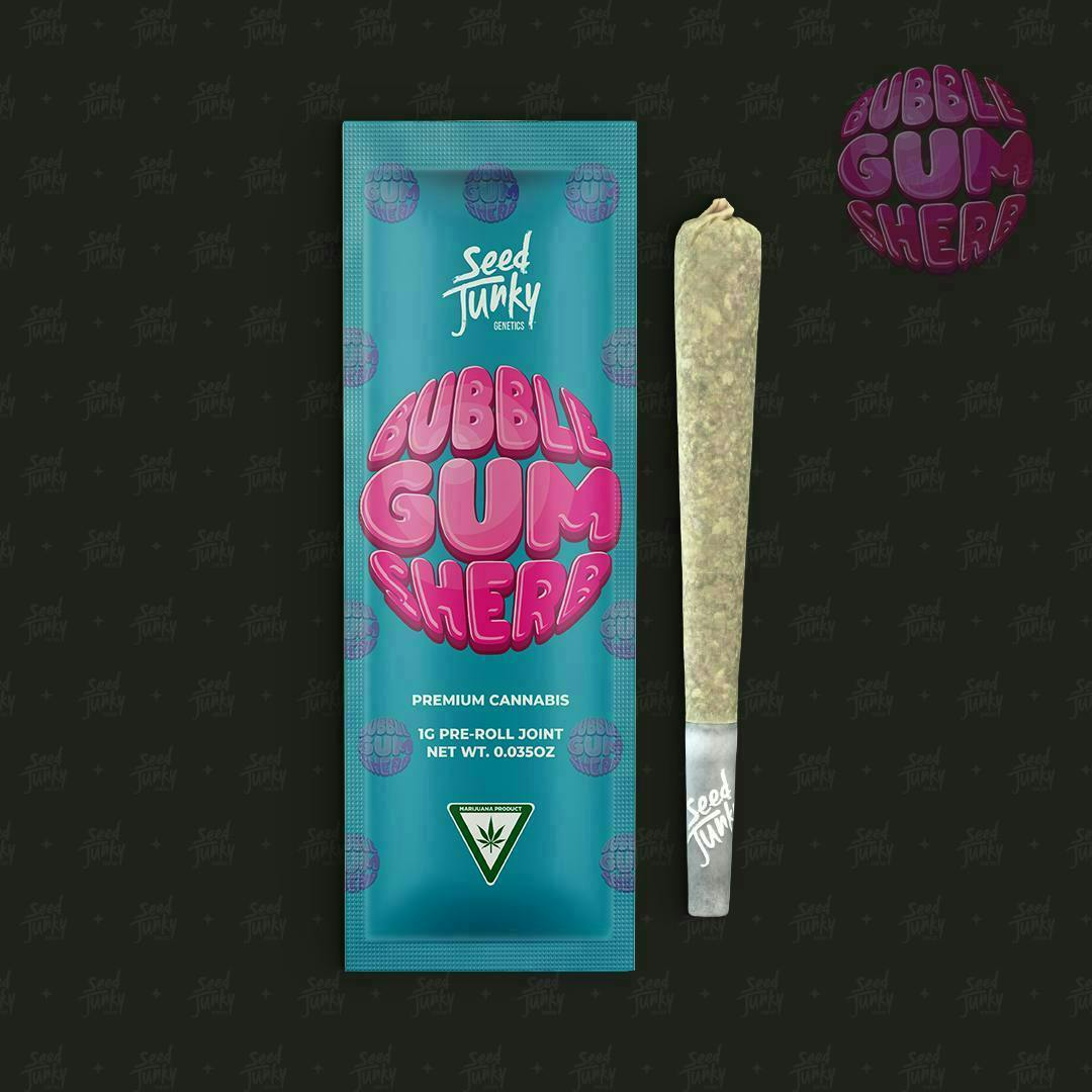 Bubblegum Sherb | Joint | 1g by Seed Junky